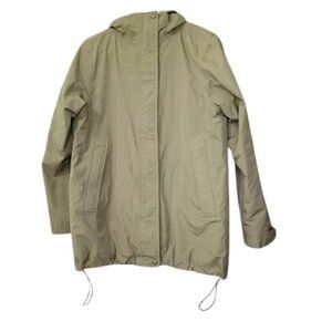 LL Bean womens beige Primaloft Goretex hooded winter coat S
